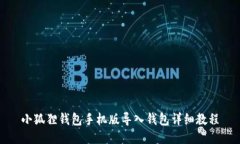 小狐狸钱包手机版导入钱包详细教程