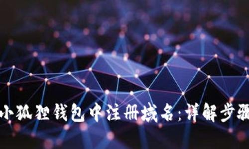 如何在小狐狸钱包中注册域名：详解步骤与技巧